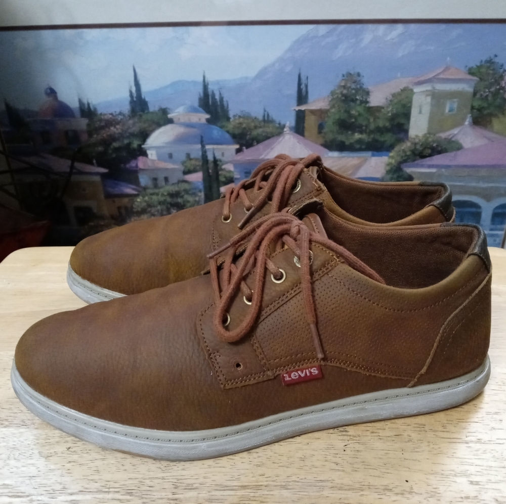 Levi's Mens Arnold Tumbled WX C Casual Vegan Synthetic Leather Sneaker Shoe.🚢 - Picture 6 of 14
